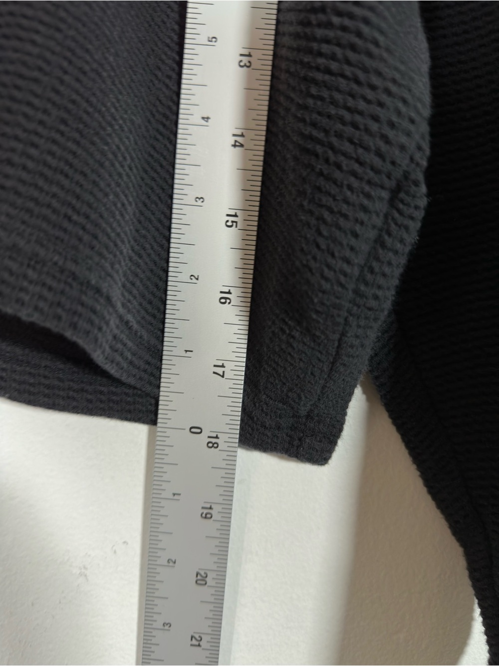 Athleta Tranquil Waffle Hoodie Cotton Knit Cropped Sweatshirt Size M Athleisure - Picture 6 of 7